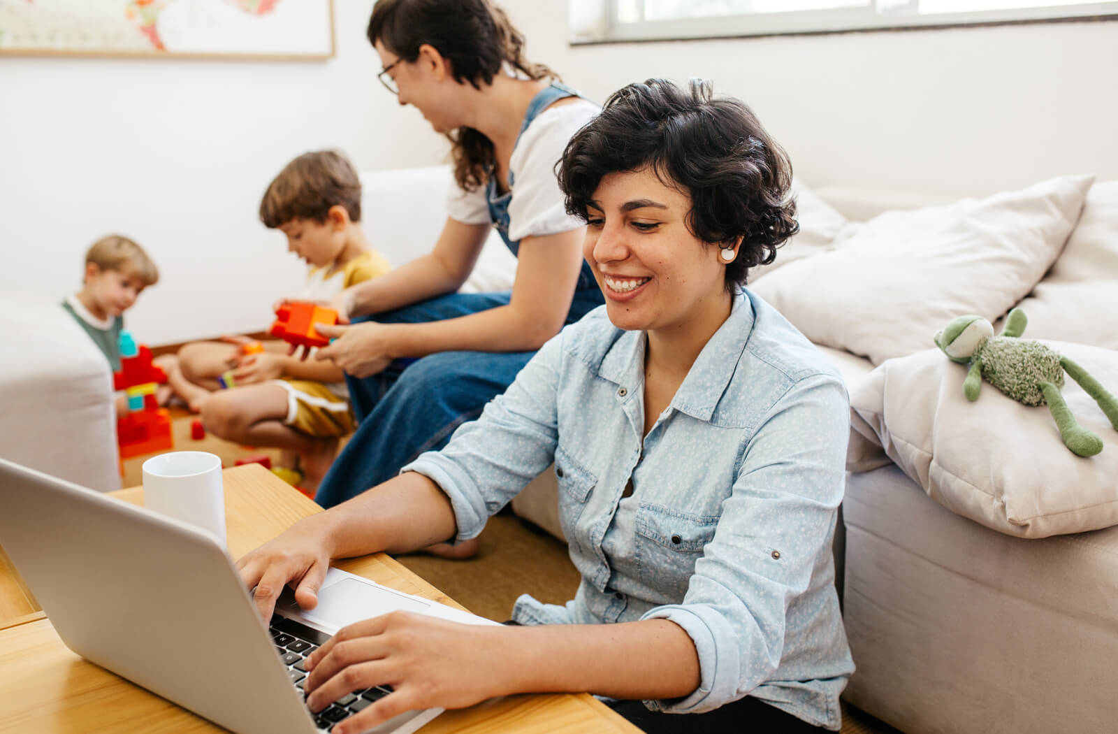 Woman Doing Household Finance Tracking